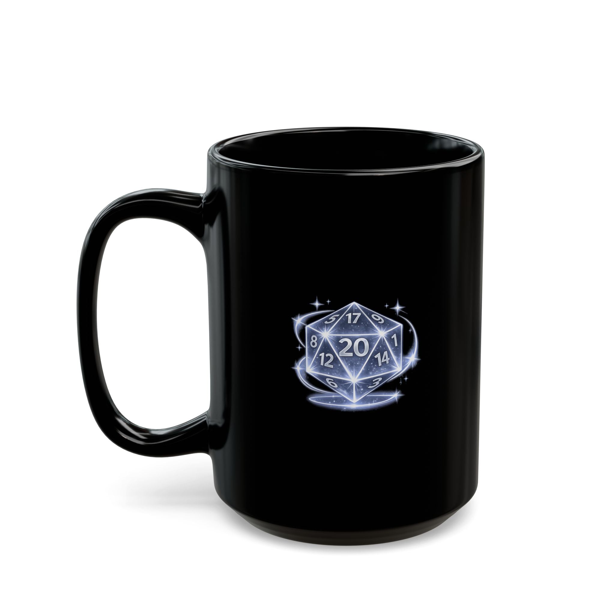 ArcaneForged Coffee Black Mug — 11oz/15oz Silver