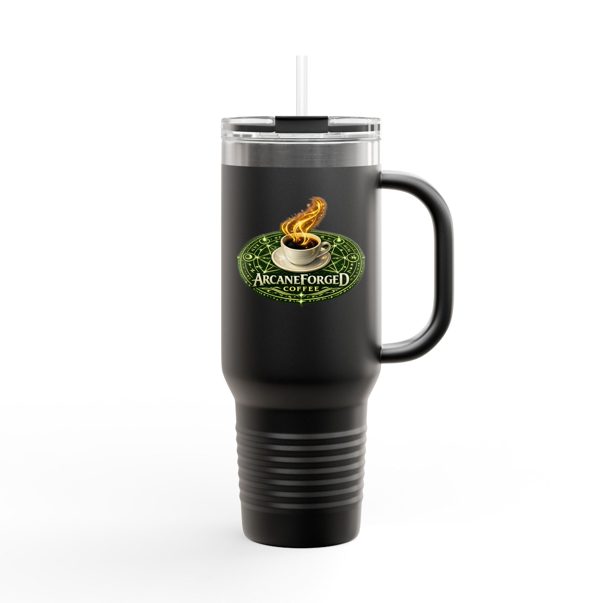 40oz Green Insulated Campaign Sized Mug — Stainless Tumbler