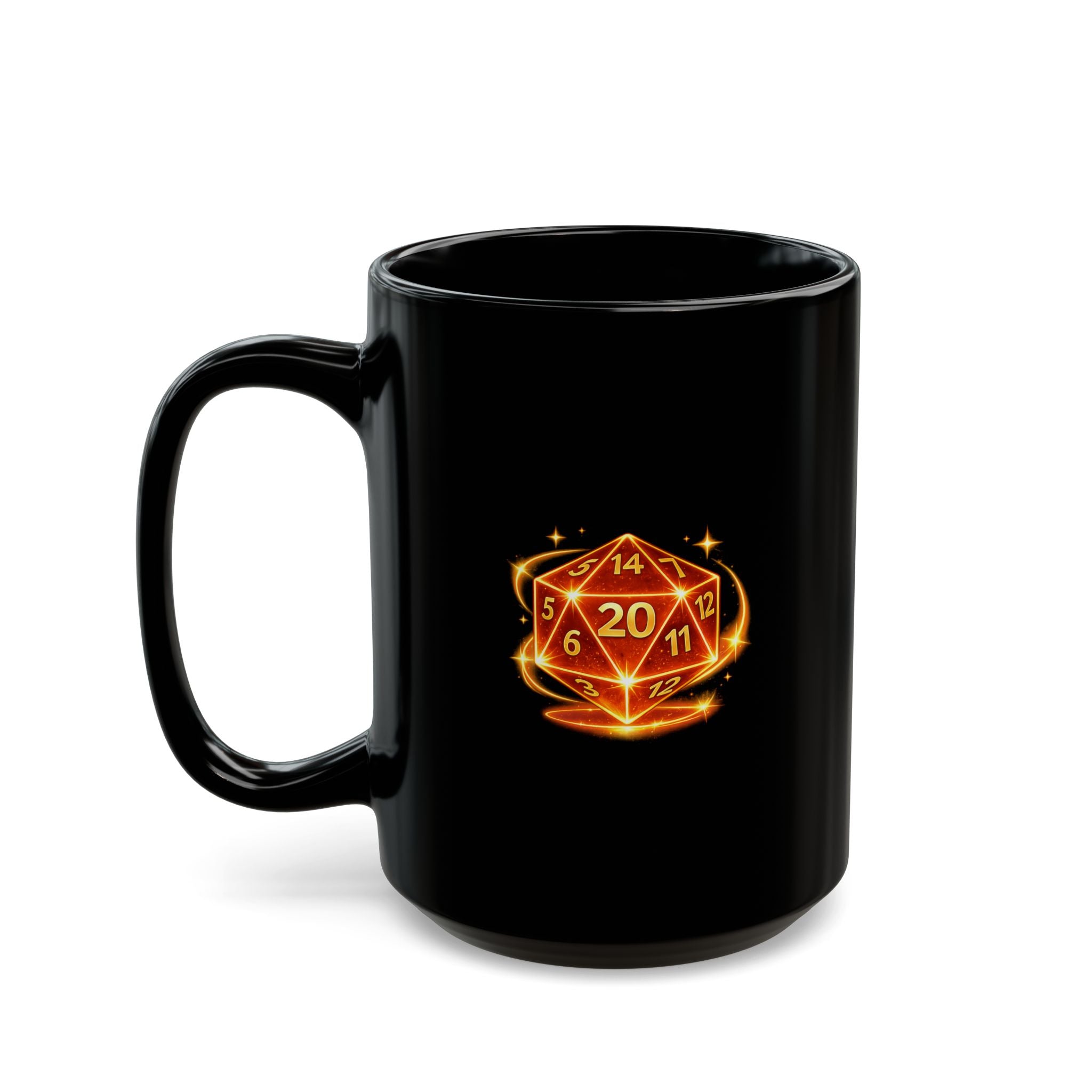 ArcaneForged Coffee Black Mug — 11oz/15oz Gold