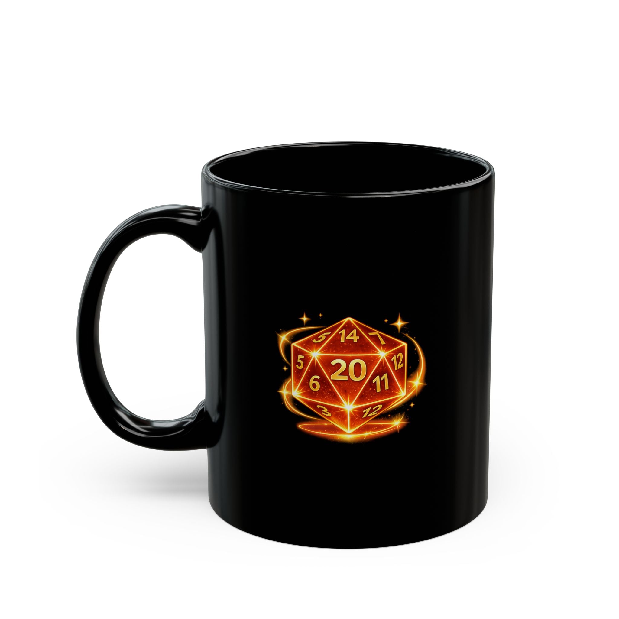 ArcaneForged Coffee Black Mug — 11oz/15oz Gold