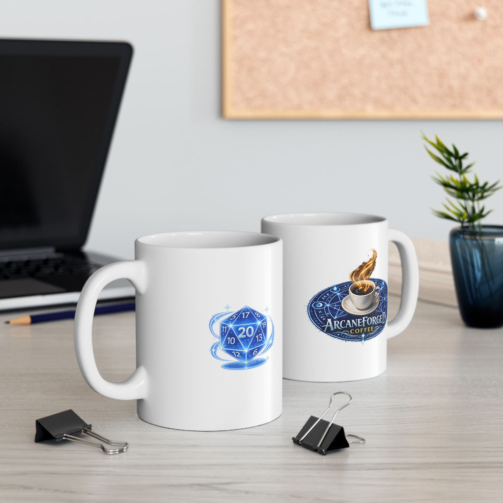 ArcaneForged Ceramic Mug —  (11oz & 15oz) Blue