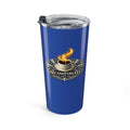 20oz Blue Tumbler — Stainless Adventuring Coffee Cup