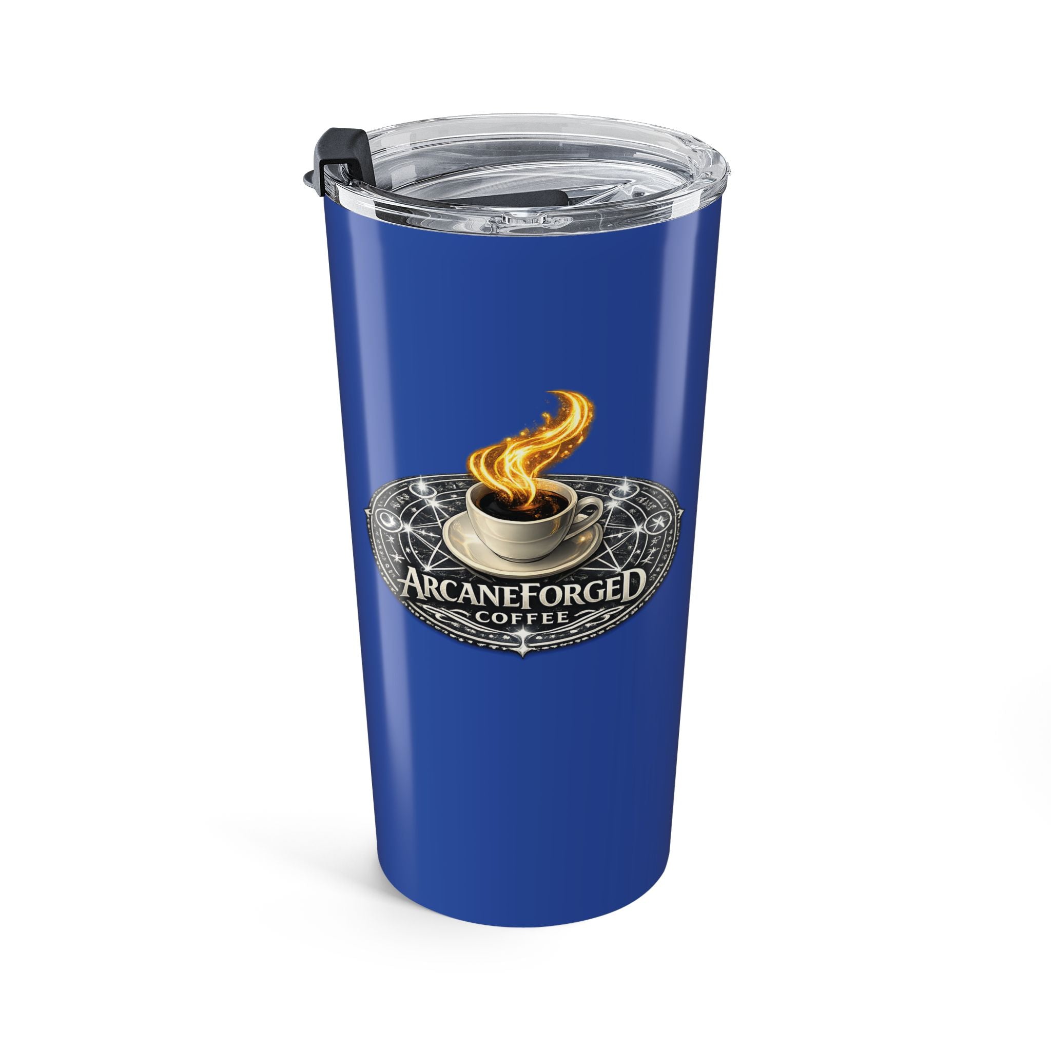 20oz Blue Tumbler — Stainless Adventuring Coffee Cup
