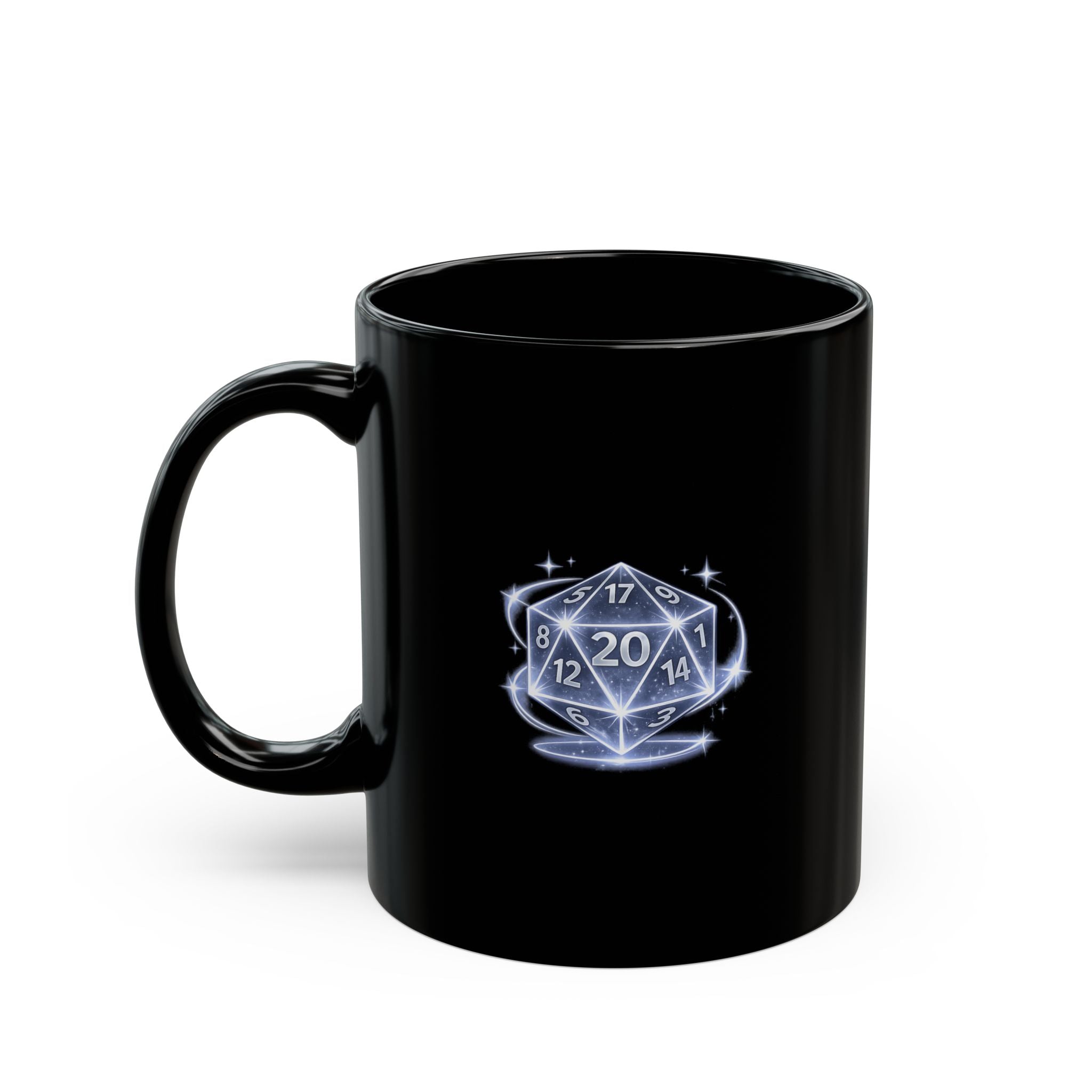 ArcaneForged Coffee Black Mug — 11oz/15oz Silver