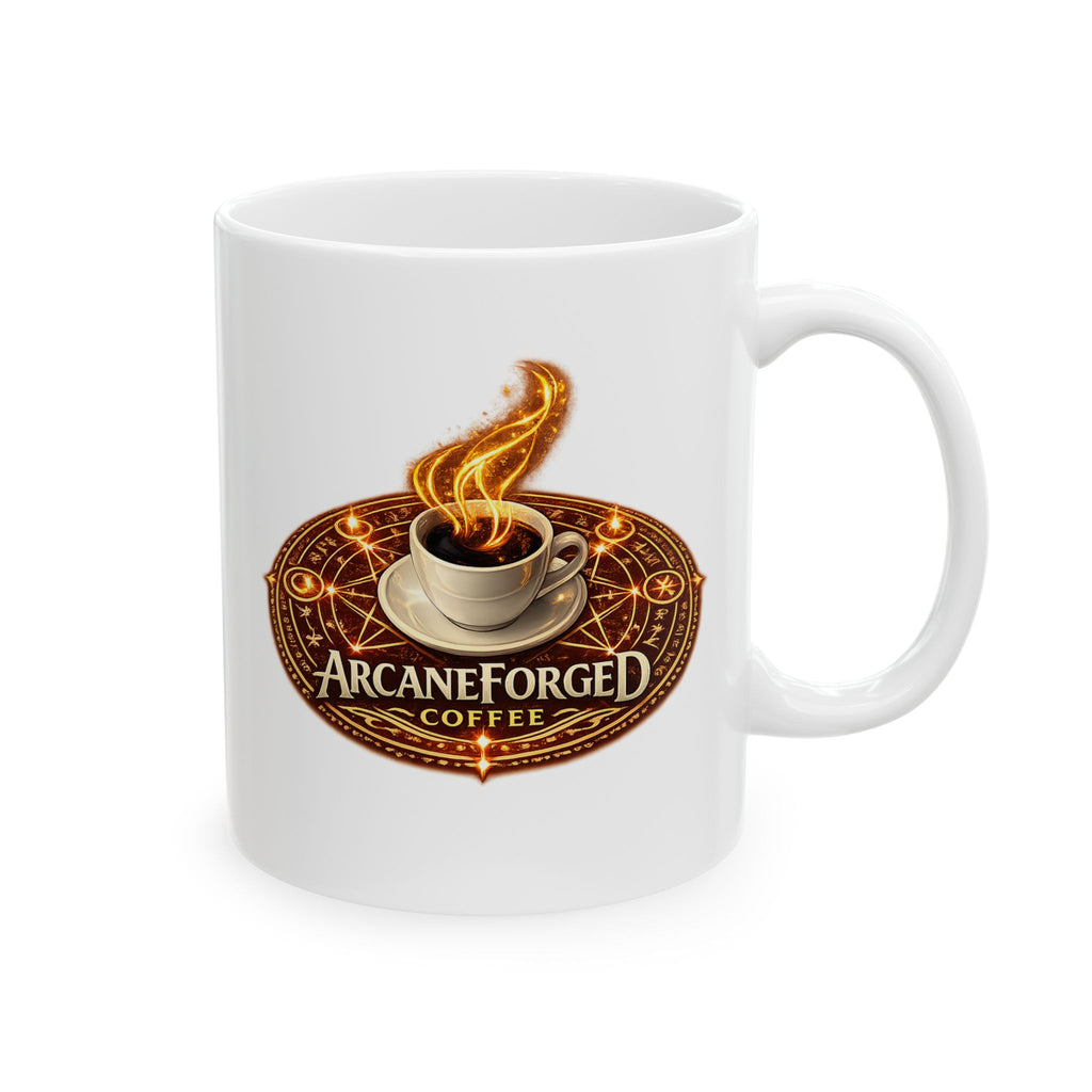 ArcaneForged Ceramic Mug — (11oz & 15oz) Gold