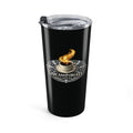 20oz Silver Tumbler — Stainless Adventuring Coffee Cup
