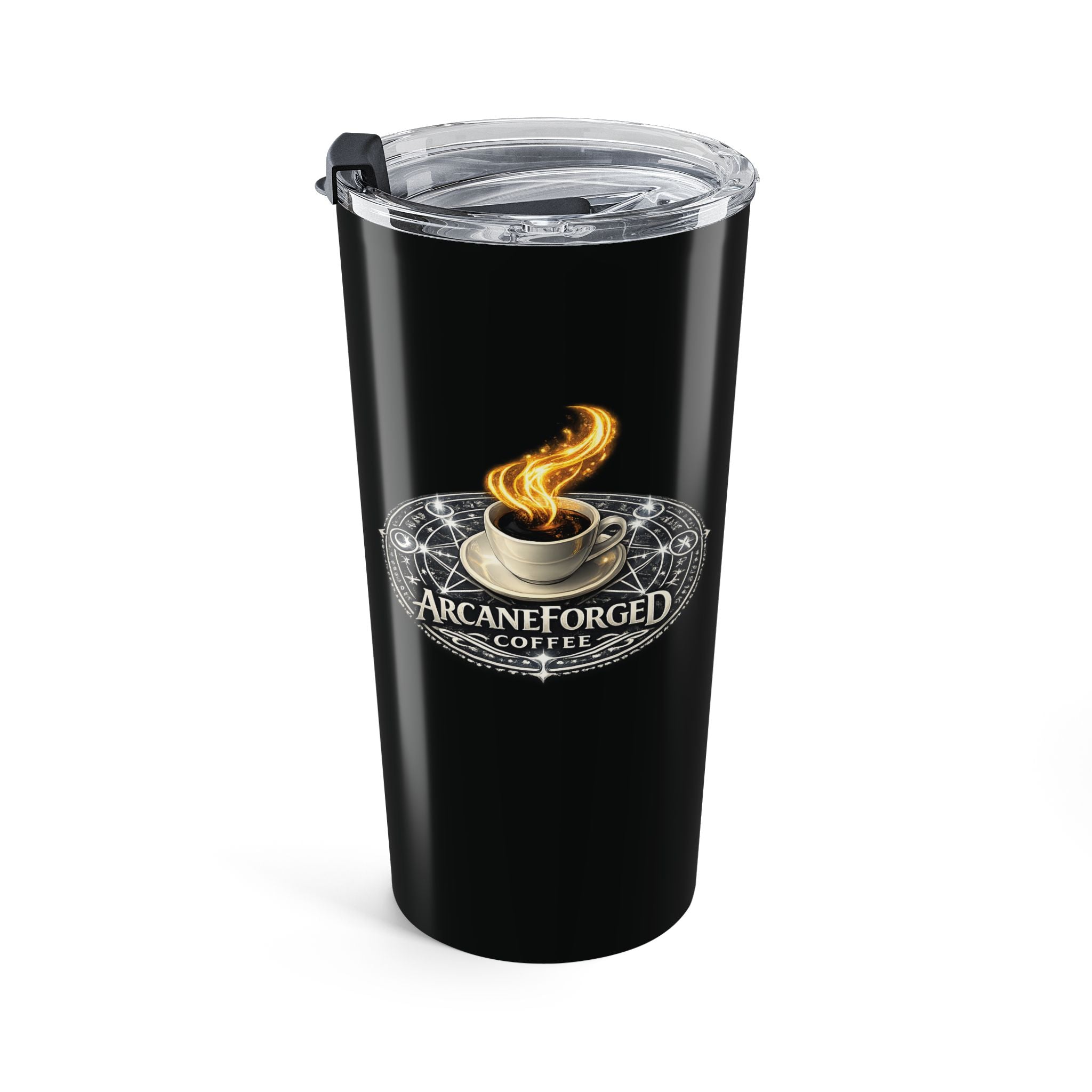 20oz Silver Tumbler — Stainless Adventuring Coffee Cup