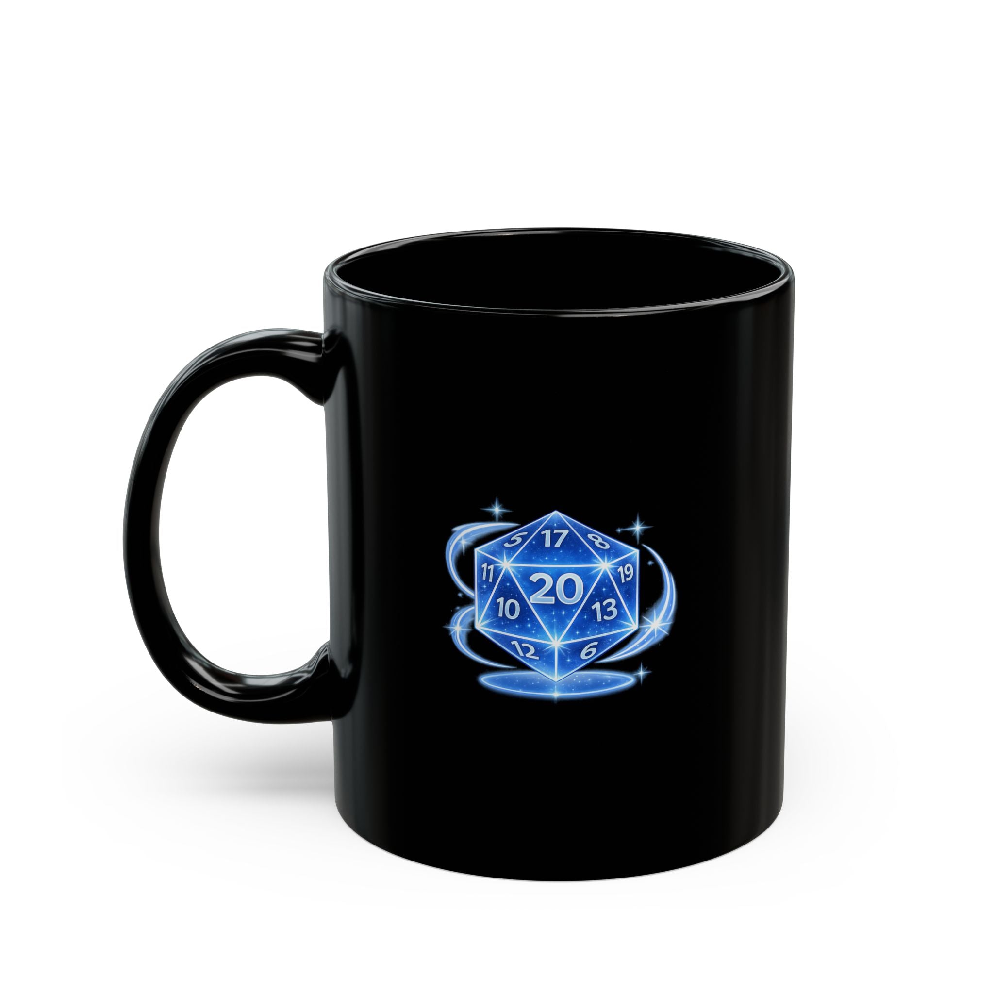 ArcaneForged Coffee Black Mug — 11oz/15oz Blue