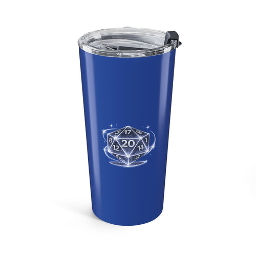 20oz Blue Tumbler — Stainless Adventuring Coffee Cup